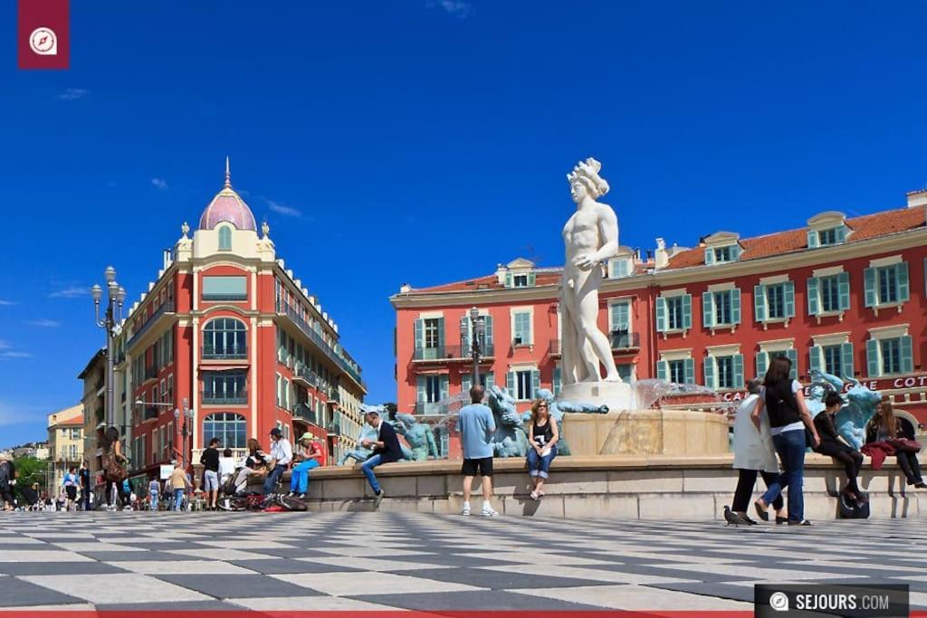 #28 1 Bdr Flat Ac Balcony Hper Central 10Mins To Beach & Old Town Nizza Exterior foto